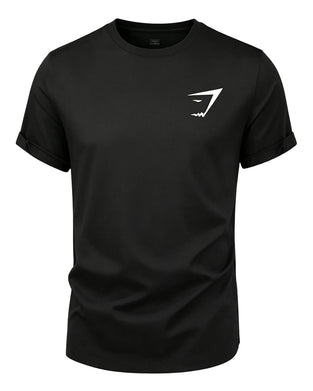 Herren-T-Shirt, Rundhals, Kurze Ärmel