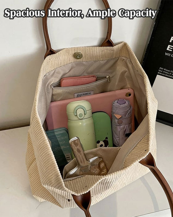 Tasche Buchstabendruck Tote