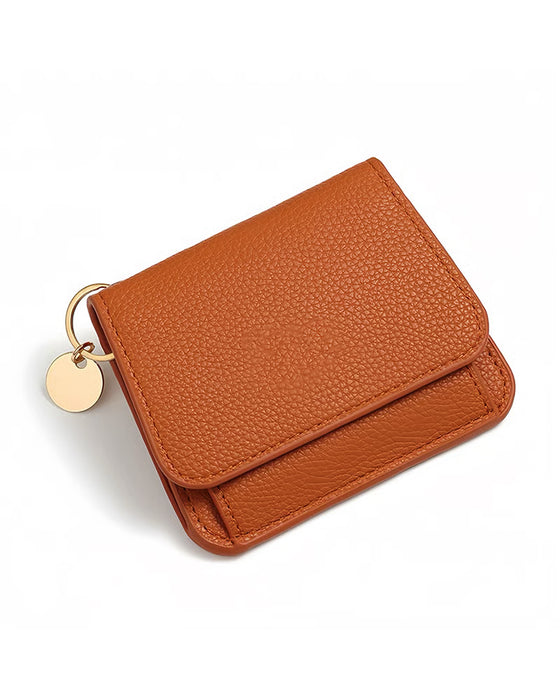 Damenbrieftasche Elegante Minimalistische Kurze Ausführung