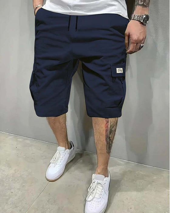 Herren-Shorts Mit Mittelbund Und Kordelzug