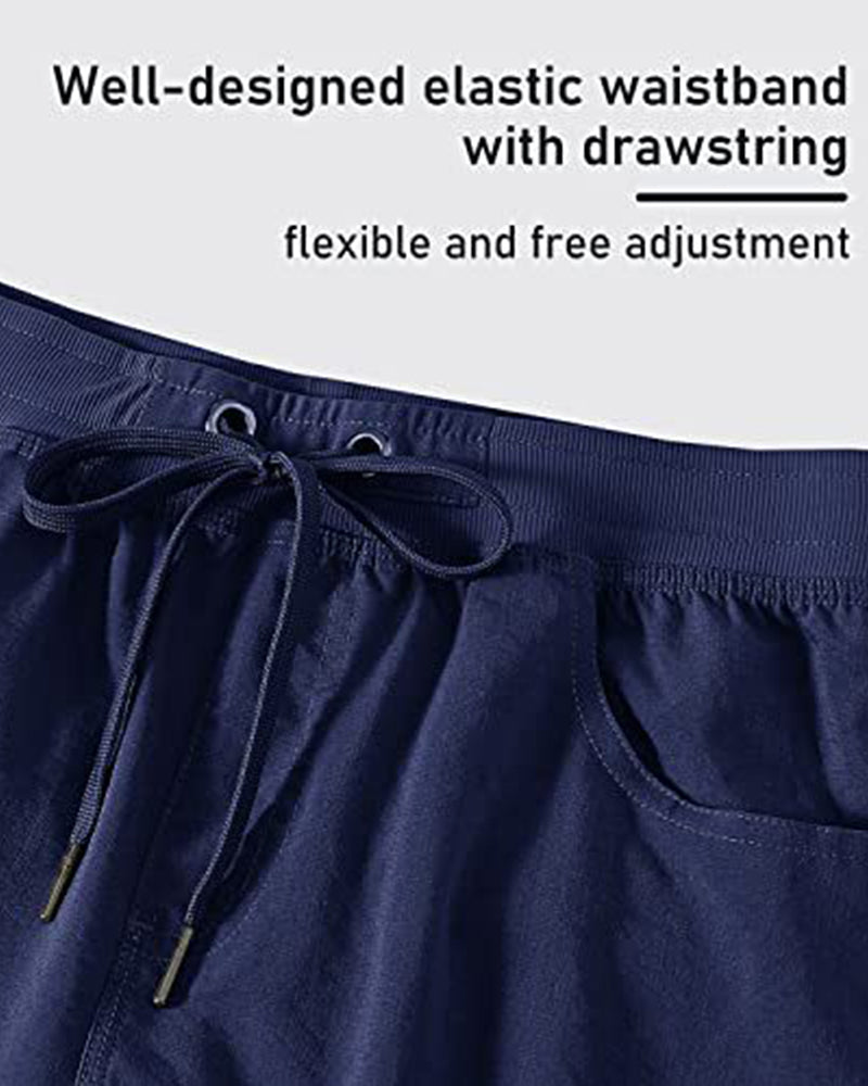 Damen Shorts Schnelltrocknende Cargoshorts Mit Taschen