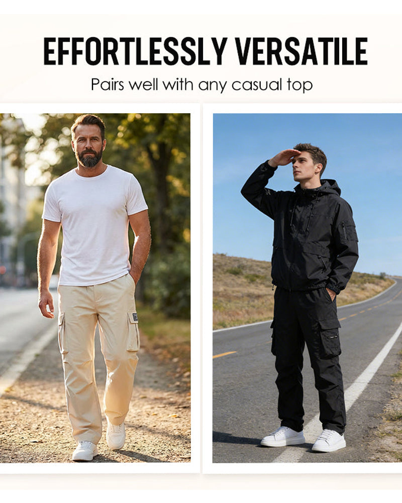 ✨ Herren-Cargohosen – Viele Taschen, Stretch, Freizeit ✨