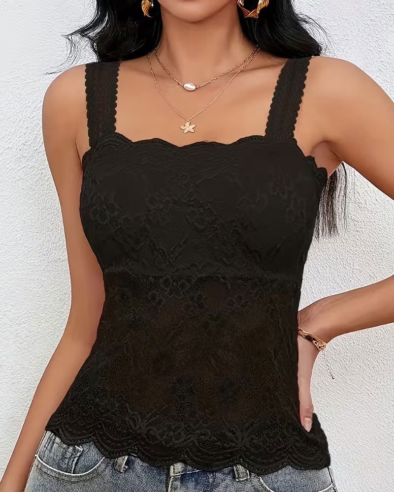 Camis Top Einfarbig Bandeau