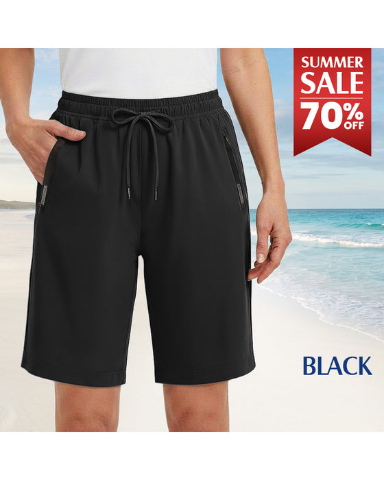 Shorts Elastische Taille Kordelzug Schnelltrocknend