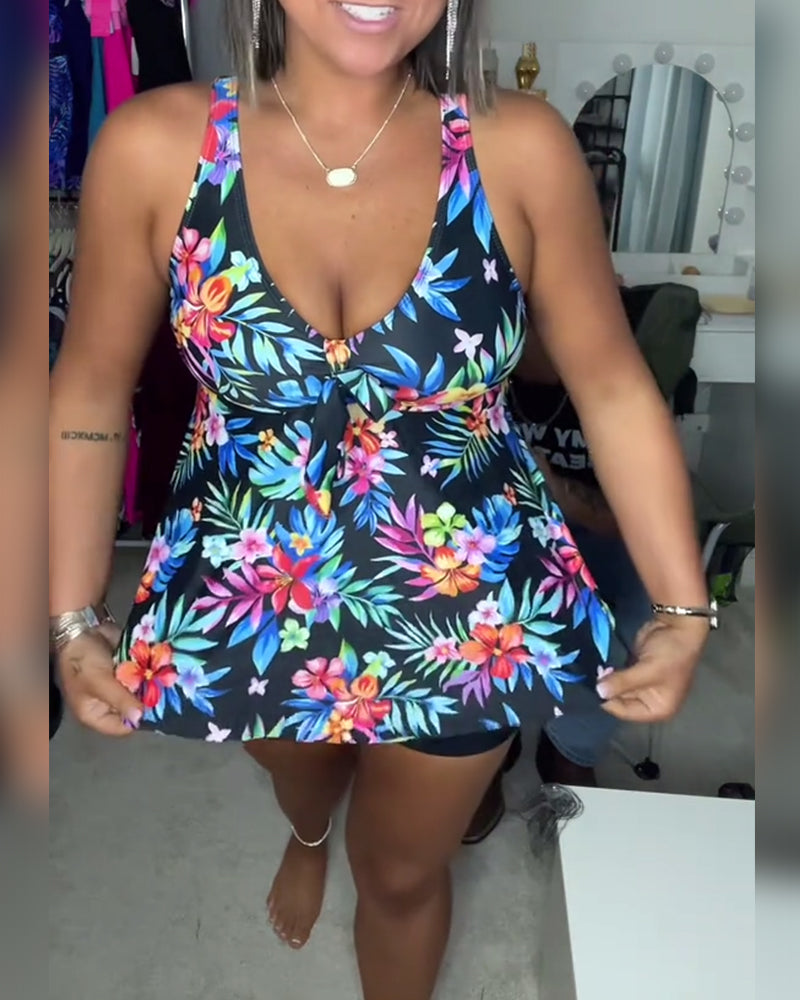 Sexy Badeanzug mit Modeprint