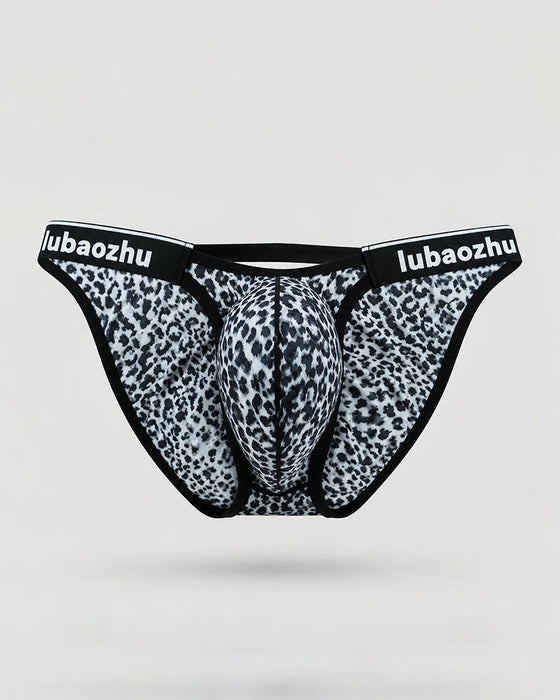 Herren-Tanga Leopardenmuster
