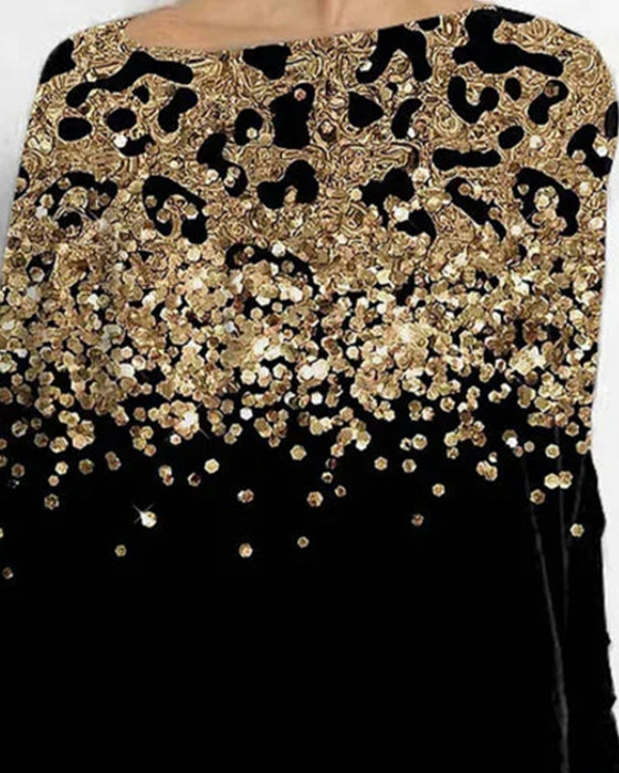 Casualer und stylischer Top mit Leopardenprint