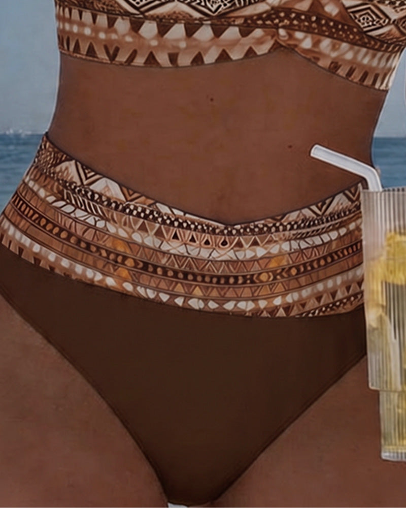 Bikini Geometrisch Zweiteiler