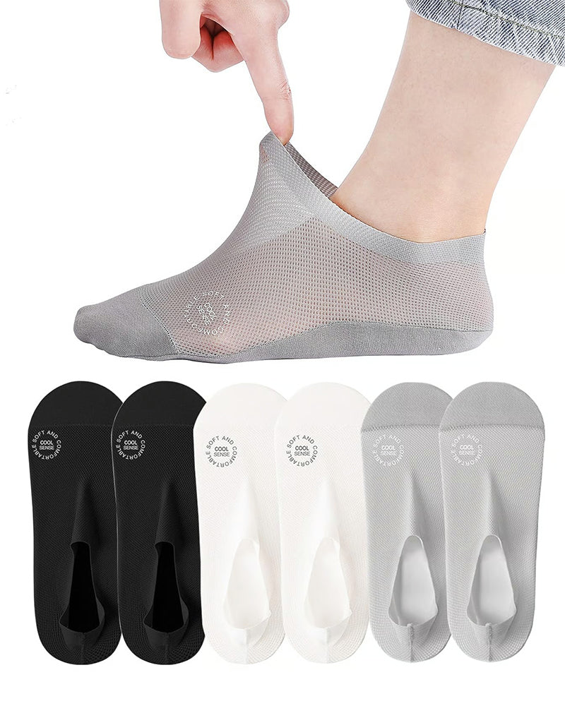 Socken Herren Eis Seide Boot