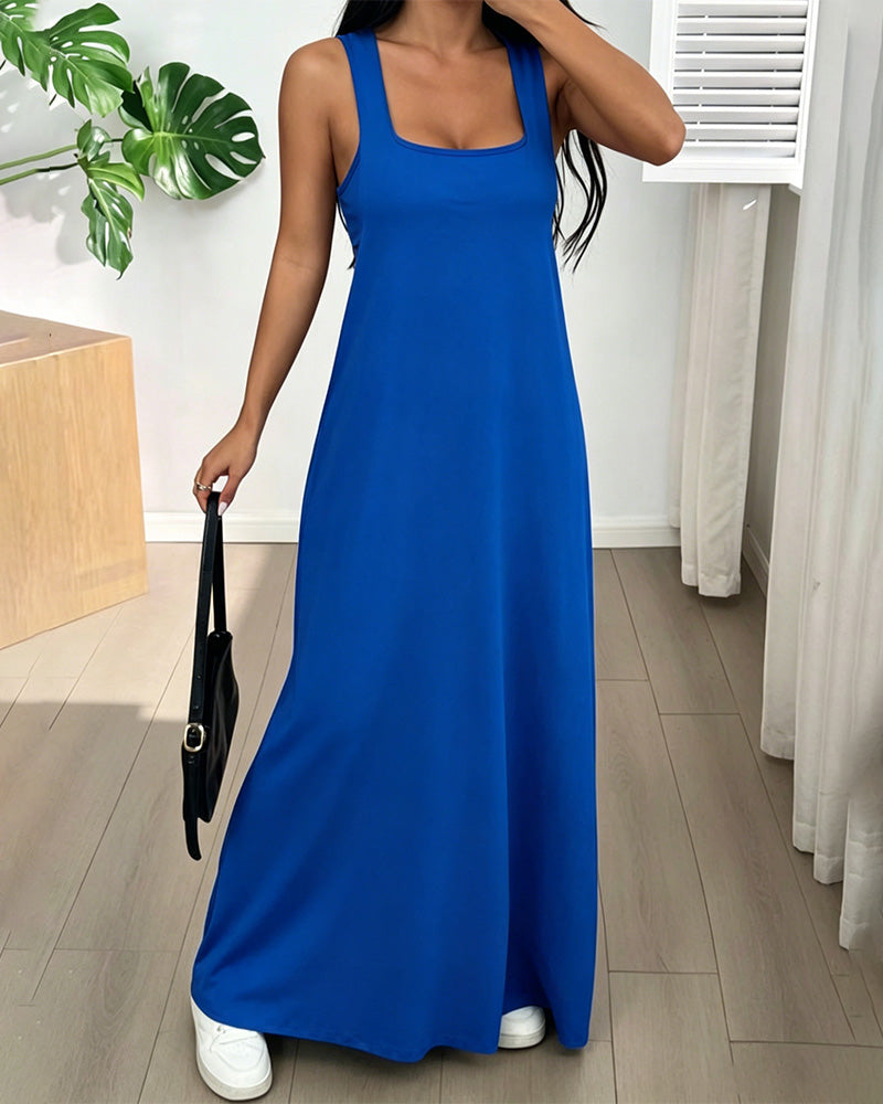 Set Einfarbiges Kleid Zweiteilig