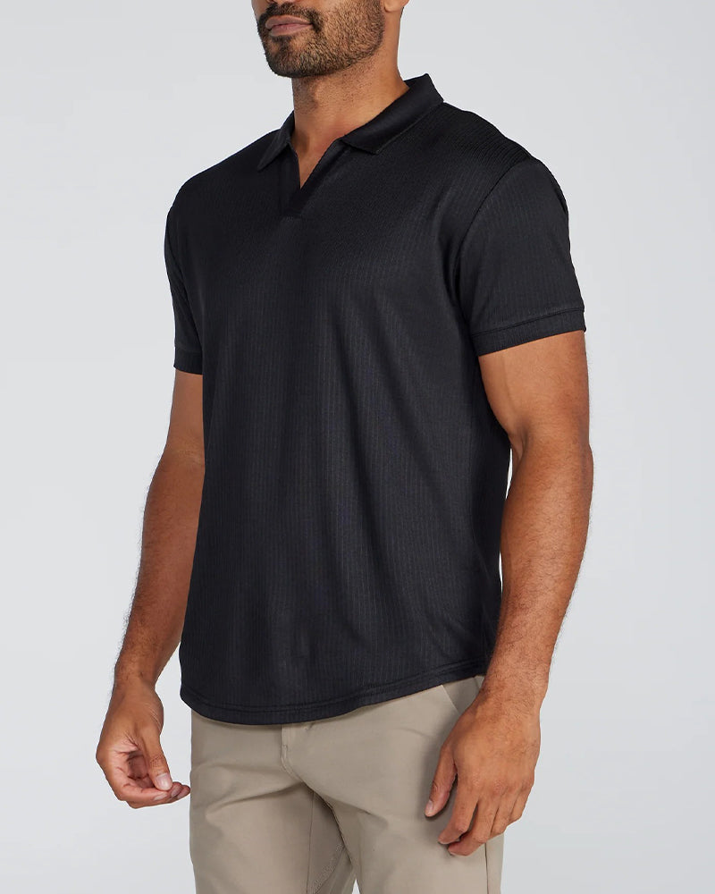 T-Shirt Polo Kragen Kurzer Ärmel Herren