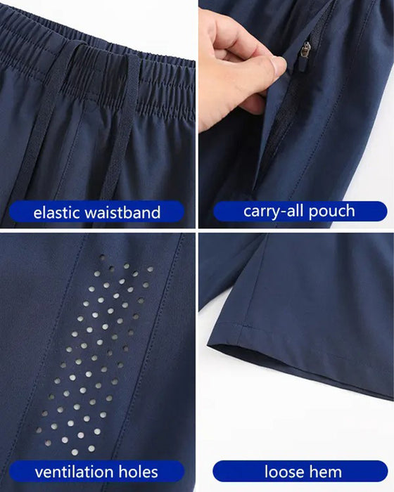 Shorts Tasche Kordel Sportlich Freizeit