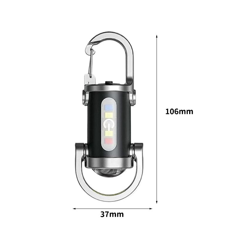 Wiederaufladbare Mini-Taschenlampe Schlüsselanhänger