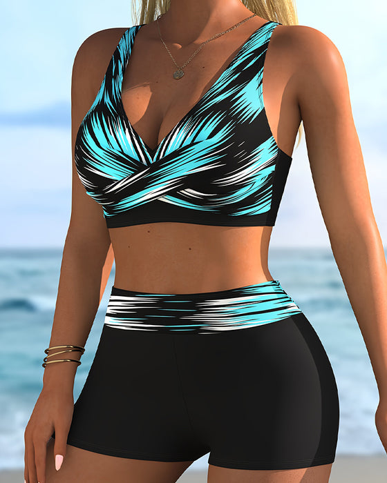 Bikini Gradient Kreuz Boxershorts