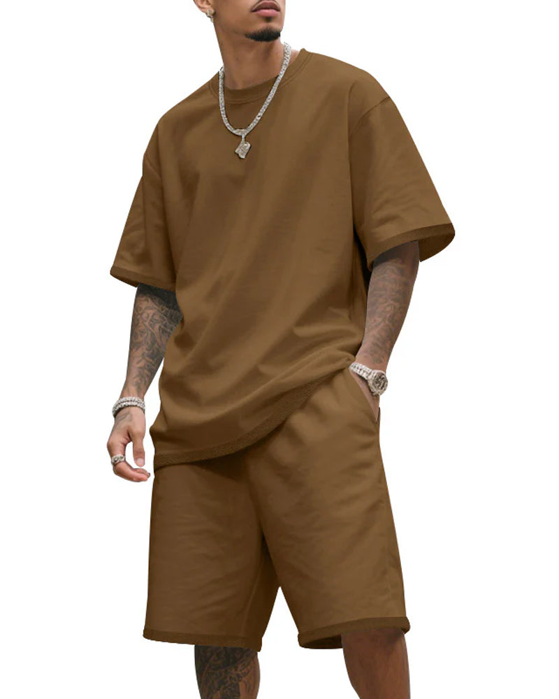 Set Kurzarm Shorts Zweiteilig
