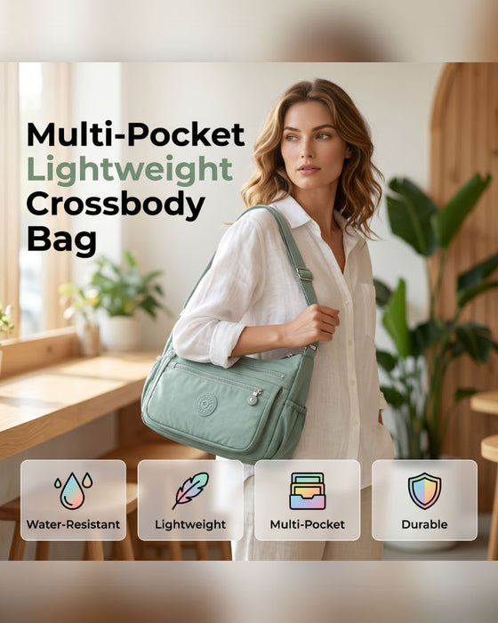 ⌛ Zeitlich Begrenztes Angebot – Leichte Wasserabweisende Crossbody Tasche 👜