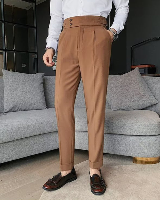 Herren Hose Tasche Einfarbig Lässig Kleid