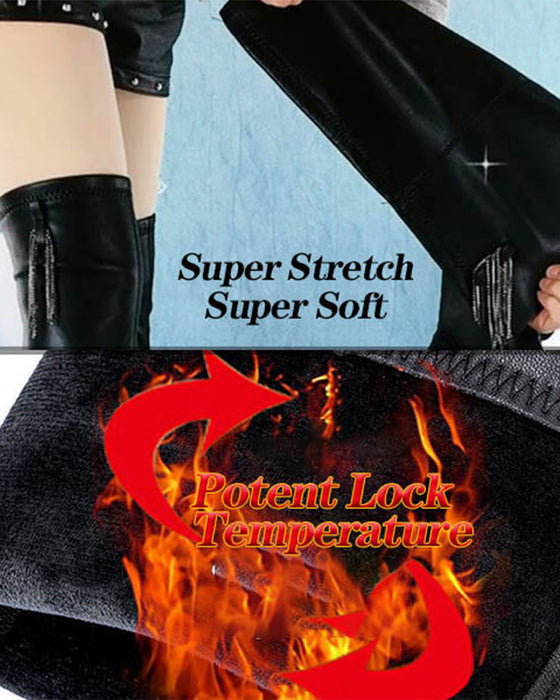 🔥 LETZTER TAG ANGEBOT 🔥🌸✨Warme Lederstiefel für Damen