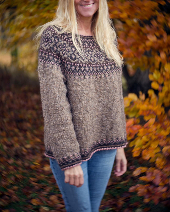 Pullover Mit Rundhals Und Farbblock Merkmalen