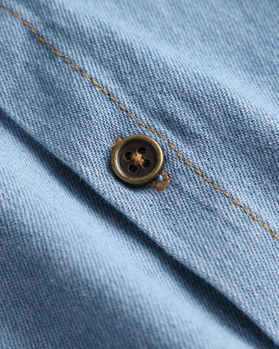 Kragen Klassisch Edgy Denim Falsch