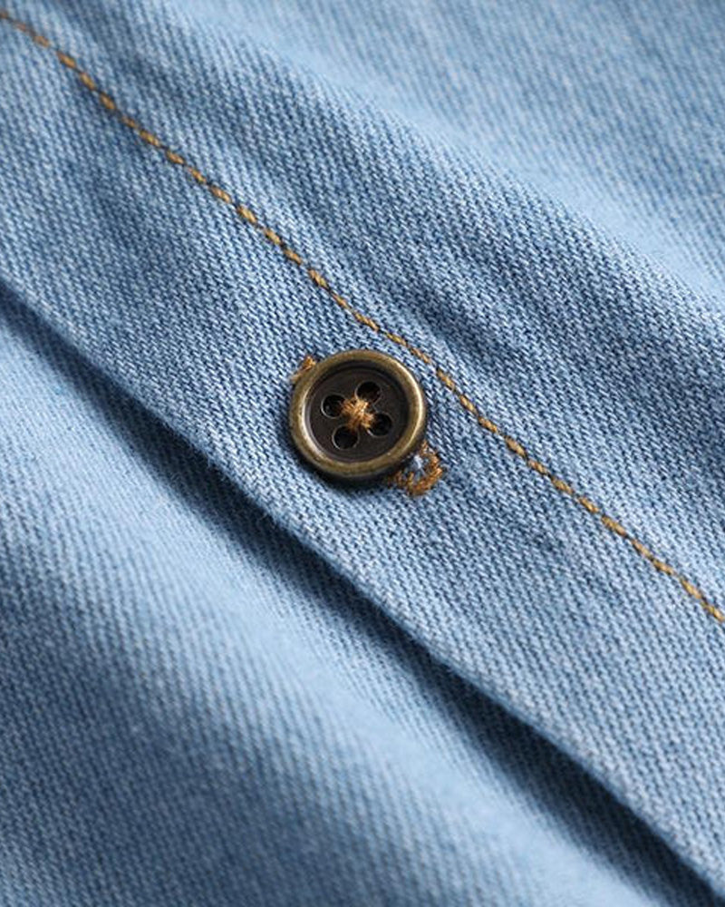 Kragen Klassisch Edgy Denim Falsch