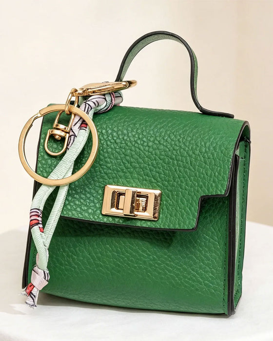 Schlüsselanhänger Mini Quadratische Tasche Anhänger