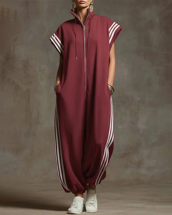 Jumpsuit Hip Hop Gestreift