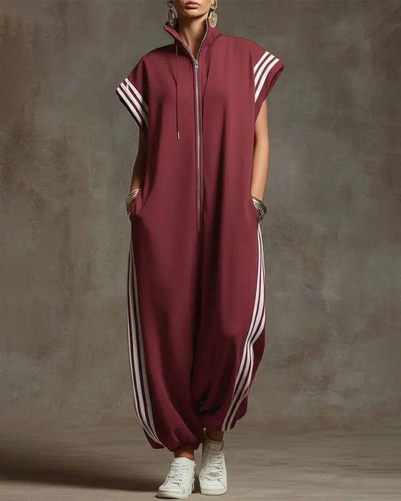 Jumpsuit Hip Hop Gestreift