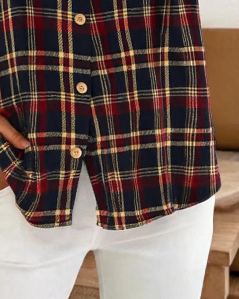 Hemd Vintage Karo Langarm