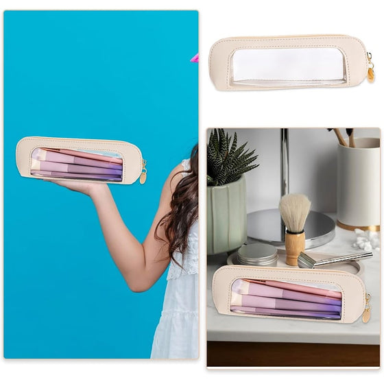 Kleine Transparente Make-Up-Tasche