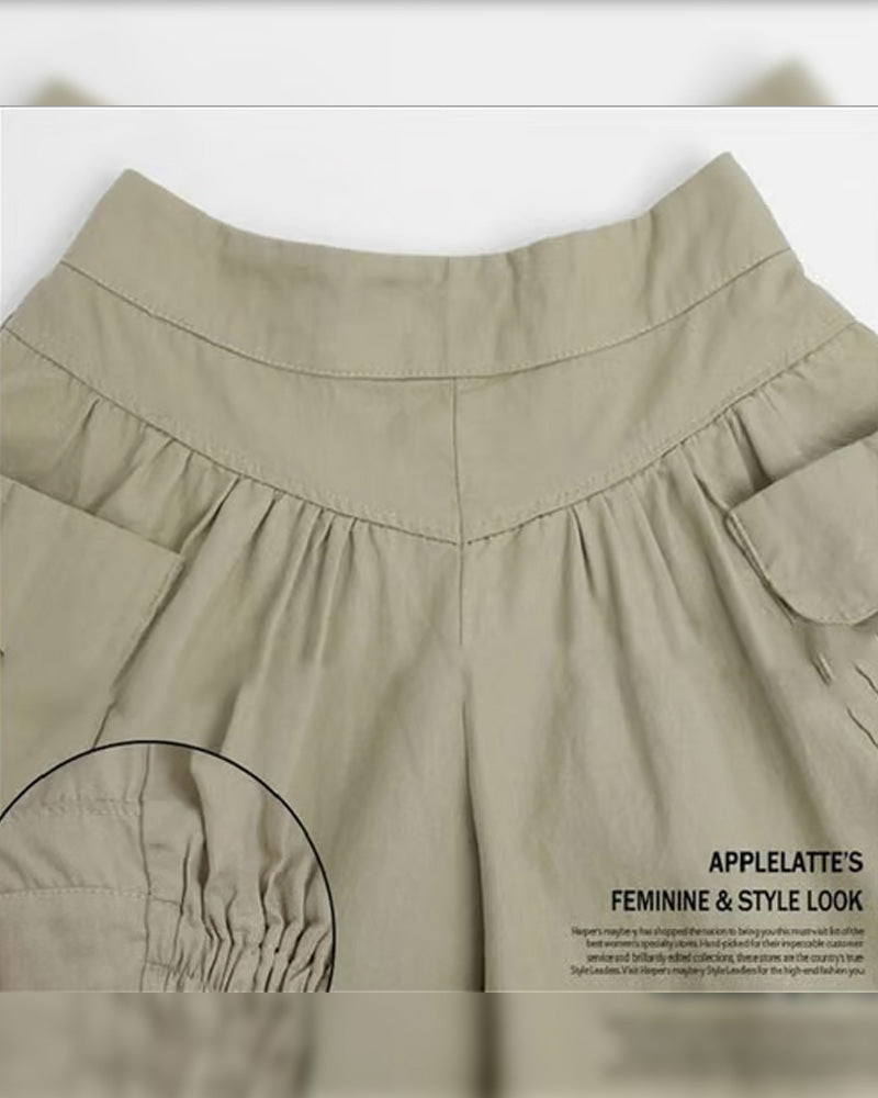 Shorts Locker Hochtailliert Schlankmachend
