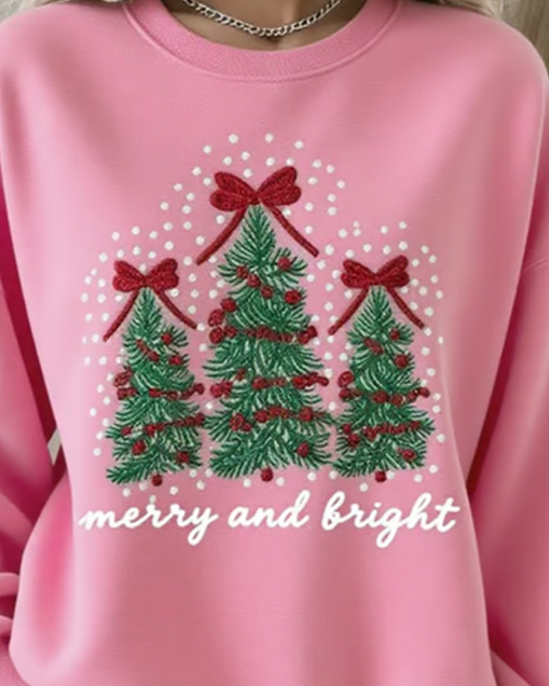 Bedrucktes Sweatshirt mit Drop-Shoulder