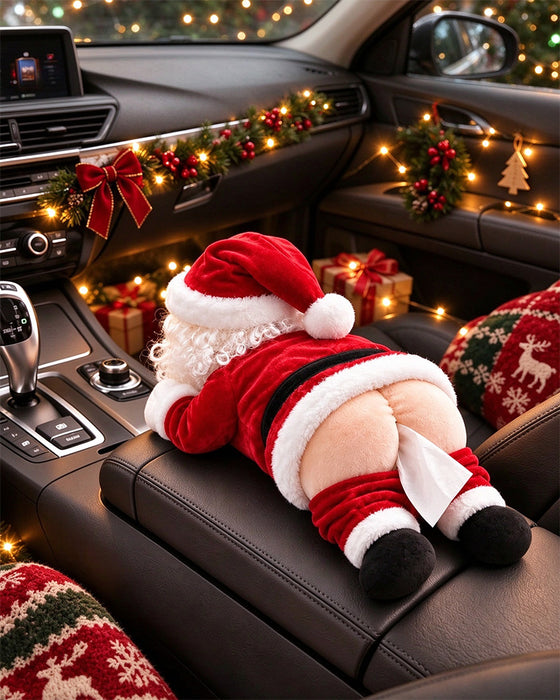 🎅😂 Lustiger Taschentuchbox-Bezug im Weihnachtsmann-Design