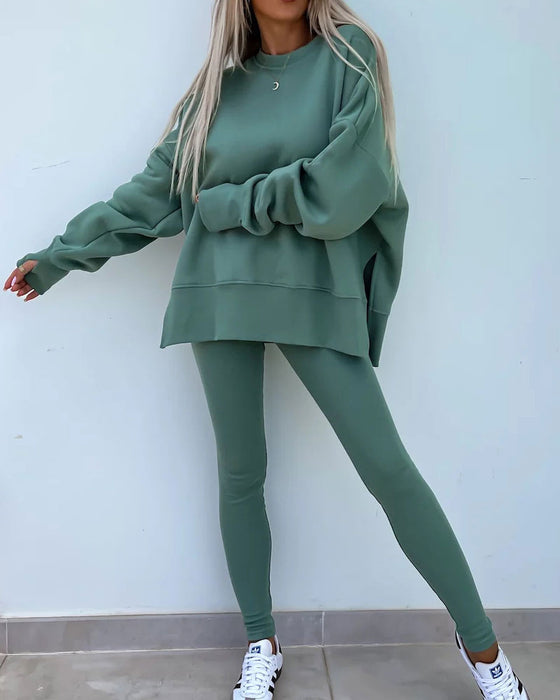 Set Slim Hose Locker Sweatshirt