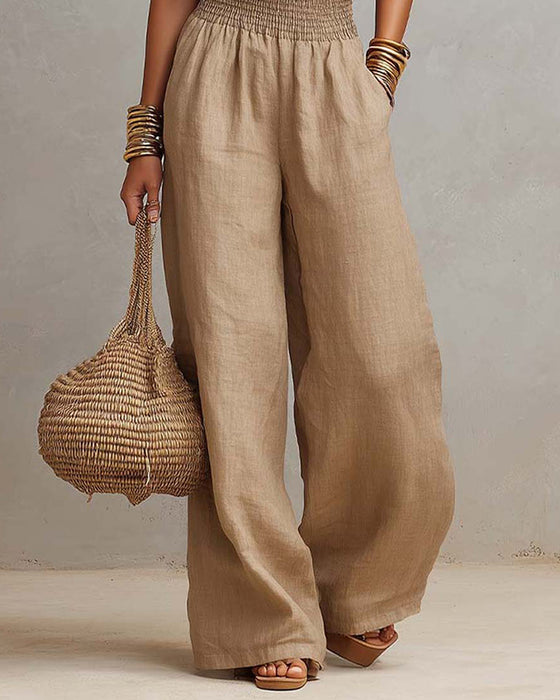 Overall Elegant Halter Gerafft