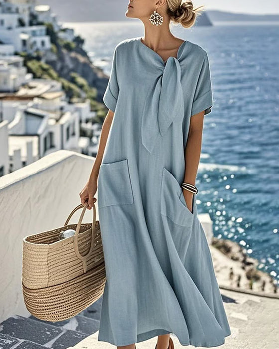Lockere Kleid Geeignet für Sowohl Freizeit als auch Urlaub