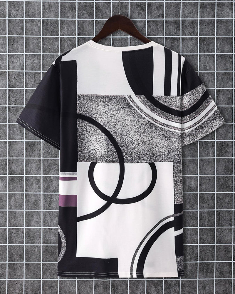 T-Shirt Für Herren – Lässig Mit Rundhalsausschnitt