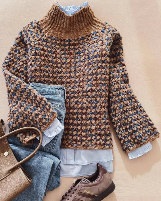 Pullover Mit Faul-Casual Und Überzieh Merkmalen