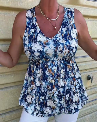 Tanktop Sexy Bedruckt Ärmellos