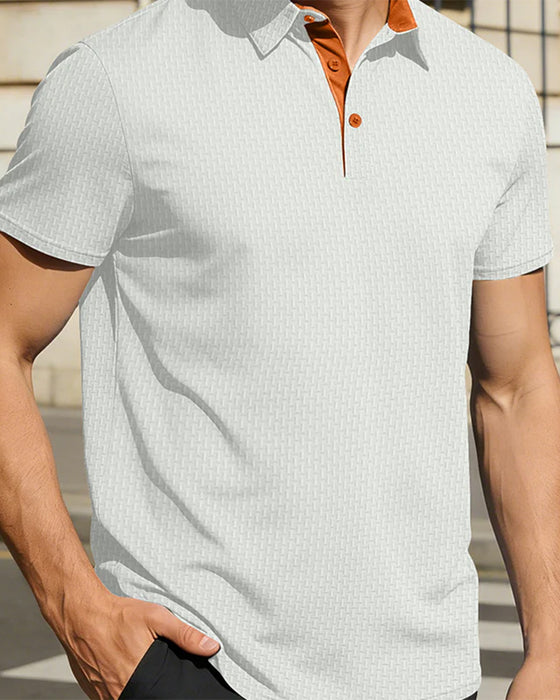 Herren-T-Shirt, Einfarbig, Kurze Ärmel