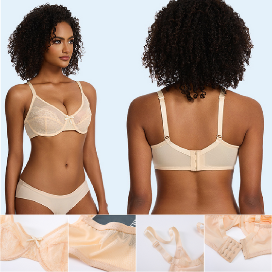 BH Mesh Spitze Gerafft