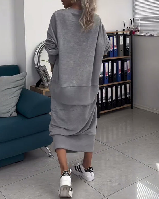 Sweatshirt & Rock Set Abgestimmt