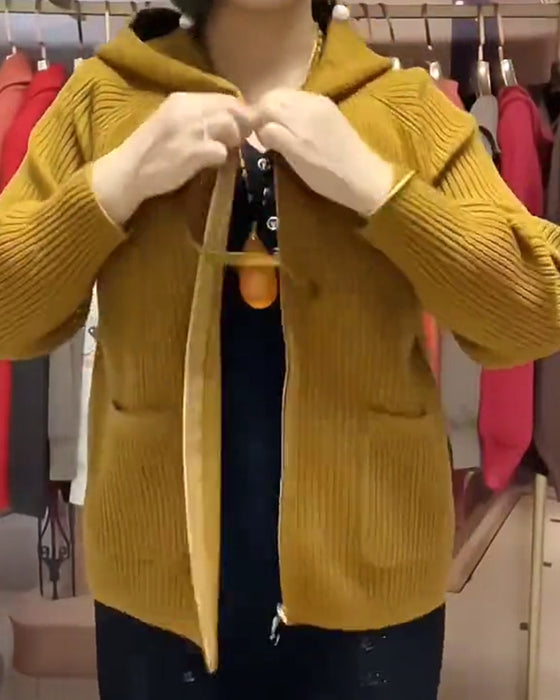 Kapuzenpullover mit Reißverschluss