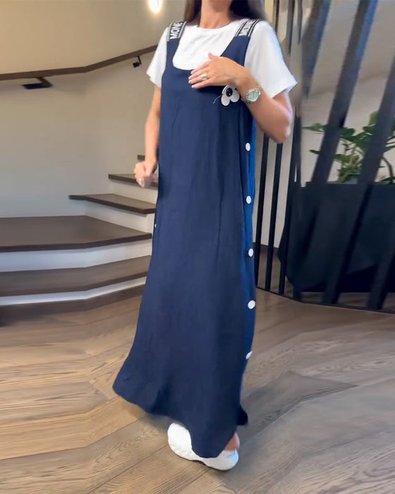 Kleid Lässig Und Modisch Träger