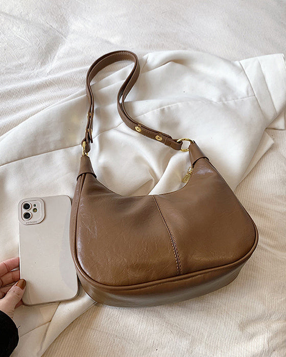 Tasche Gewachstes Leder Achsel