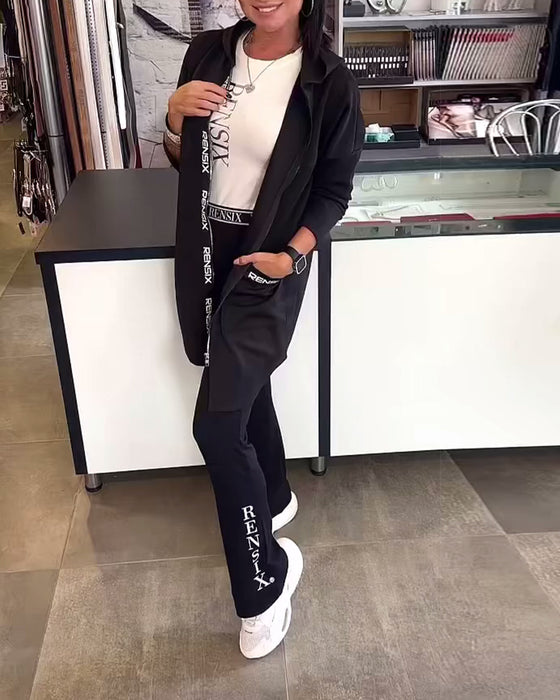 modische Kapuzenjacke mit Reißverschluss