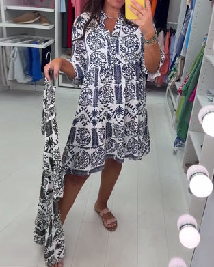 Kleid Fashion Street-Print