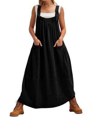 Kleid Loose Fit A-Linie Pullover
