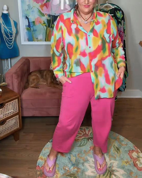 Bluse Mit Locker, Lebendig Und Aufmerksamkeitserregend Merkmalen