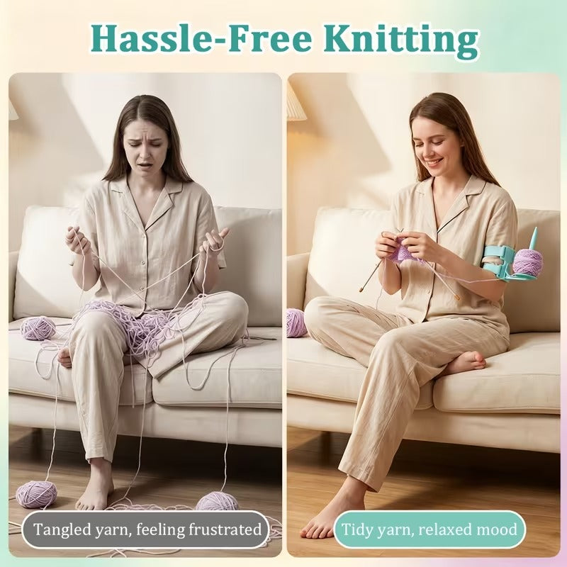 Stricken & Häkeln Verstellbarer Garnhalter Für Arm